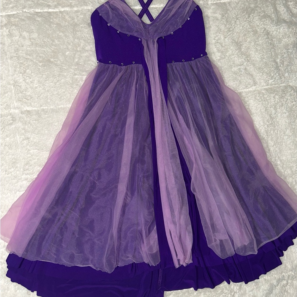 Purple Babydoll Halter Costume for Prom